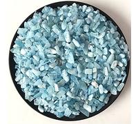 home decoration 100g 8-12mm Natural Aquamarine Quartz Gravel Crystal Stone Rock Chips Lucky Natural Stones and Minerals Beautiful