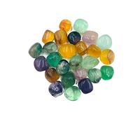 home decoration 100g Bulk Natural Rainbow Fluorite Polished Palmstone Crystal Quartz Stone Rock Collectible Gem
