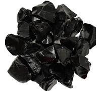 home decoration 100g Bulk Natural Rough Black Obsidian Crystal Stone Decoration Rare Raw