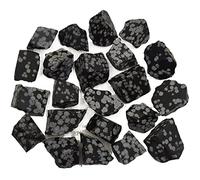home decoration 100g Bulk Natural Snowflake Obsidian Raw Stones Rough Quartz Crystal Gemstone Home Decoration