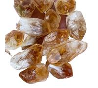 home decoration 100g Bulk Rough Natural Citrine Point Quartz Druzy Crystal Cluster Stone Pendant Making Gifts
