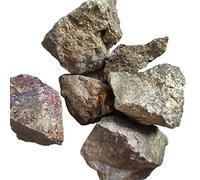 home decoration 100g Natural Chalcopyrite Stone CuFeS2 Specimen Teaching Experimental Copper Iron Sulfide s Trace Gold Silver Crystal (Color : 20-50cm, Size : 100g)