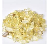 home decoration 100g Natural Citrine Quartz Crystal Polished Tumbled Gravel Chip Stone Rock Gemstone Home Aquarium Decor