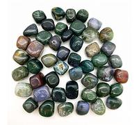 home decoration 100g Natural Moss Agate Rolling Stone Crystal Polished Gravel Beautiful Crystal