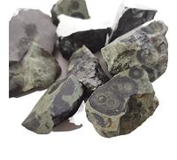 home decoration 100g Natural Raw Kambaba Jasper Peacock's Eye Stone Home Decoration Specimens Gems and s Crystal (Color : About 100g, Size : 2-3cm)