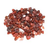 home decoration 100g Natural Red Agate Crystal Chip Stone Quartz Polished Tumbled Gravel Gemstone Rock Home Aquarium Decor