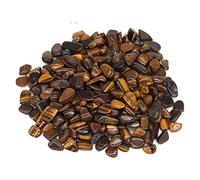 home decoration 100g Natural Tiger's Eye Polished Tumbled Crystal Chip Stone Quartz Gravel Gemstone Home Aquarium Decor