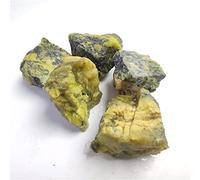 home decoration 100g Natural Yellow Turquoise for Jewelry Making Perfume Diffuser Raw Stone Fish Tank Decoration Stone Specimens Crystal