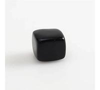 home decoration 10pc 15mm-20mm Natural Black Quartz Crystals Cube Obsidian Rolling Stone Suitable for Home Room Decoration