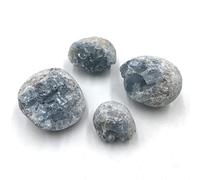home decoration 1kg/2.2LB Bulk Natural Blue Celestite Quartz Crystals Cluster Stones Home Room Decoration Druzy Geode(Color:Celestite Chips)