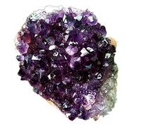 home decoration 1PC 100-150g Large Purple Natural Brazilian Amethyst Stone Cluster Quartz Crystal Druzy Geode Specimens Ornament Home Decor