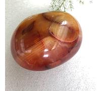 home decoration 1pc 120-135g Natural Silk Agate Sardonyx Agate Palm Stones Playthings Small Stones and Crystals Crystals Beautiful Crystal