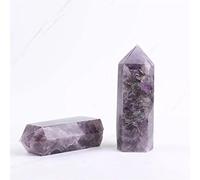 home decoration 1pc 1300g-2500g Natural Polished Gemstone Dream Amethyst Points Crystal Wands for Feng Shui Suitable for Home Room Decoration (Color : 1pc 2300g-2500g)
