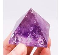 home decoration 1pc 40mm-45mm Natural CrystalStone Amethyst Pyramid for Home Decoration Suitable for Furniture Decoration Crystal (Size : 40mm)