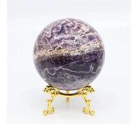 home decoration 1pc 50mm-95mm Natural CrystalStones Quartz Ball Dream Amethyst Spheres Suitable for Furniture Decoration Crystal (Color : 1pc 50mm)
