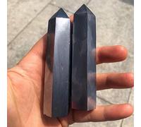 home decoration 1pc 80-100mm Natural Crystal Titanium and Gold Stone and Crystal Stone for Home, Beautiful Crystal (Size : 80-90mm)