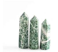 home decoration 1pc 80mm-90mm Natural Stones Tree Agate Quartz Crystal Points Tower Suitable for Home Room Decoration