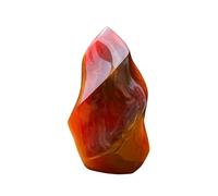 home decoration 1PC Carnelian Crystal Red Agate Flame Red Agate Tower Crystal Carving Crystal Collection Home Decor(Color:200-300g 1pc)