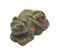 home decoration 1PC Cat Statue Natural Blue Sodalite Red Jasper Crystal Stone Gemstone Figurine Home Decoration Gift(Color:White)