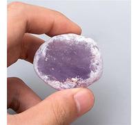 home decoration 1pc Clear Quartz Rose Quartz Amethyst Ema Egg Specimen Window Seer Stone Reiki Crystals (Color : Amethyst)