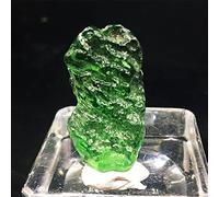 home decoration 1PC Green Moldavite Czech Meteorite Impact Glass Rough Stone Crystal Stone
