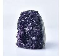 home decoration 1PC Natural Amethyst Crystal Cluster Quartz Raw Crystals Stone Purple Feng Shui Stone Ore Home Decor,Plum,90-110g (Color : Plum, Size : 90-110g)
