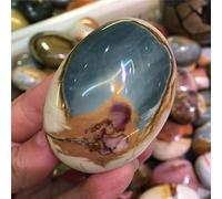 home decoration 1PC Natural Colorful Ocean Stone Palm Stone Gemstone Irregular Smooth Polished Pebble Reiki Stone Home Decoration Decoration Crystal (Color : 210-230g)