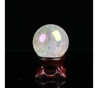 home decoration 1PC Natural Crystal Balls Electroplating Colorful Sphere Crystal Ball Home Decor Craft Collection DIY,Crystal Balls,70-80mm (Color : Crystal Balls, Size : 70-80mm)