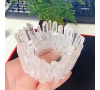 home decoration 1PC Natural Crystal Cluster Candle Holders Romantic Candlelight Dinner Bar Party Candle Holder Home Decor Candlestick