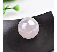 home decoration 1PC Natural Crystal Electroplating Ball Pendulum Raw Crystals Modern Home Decor Artwork,Pink,25-30mm (Color : Green, Size : 30-35mm)