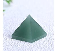 home decoration 1PC Natural Crystal Pyramid Lapis Lazuli Crystal Crafts and Home Decoration DIY Gifts,Green (Color : Urine)