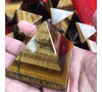 home decoration 1pc Natural Gemstones Folk Crafts Physiotherapy Decoration Tiger Eye Quartz Pyramid 50mm for Reiki
