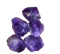 home decoration 1pc Natural Irregular Amethyst Crystal Stone Purple Gravel Raw Quartz Crystal Home Decor Gift)(Size:1pcs (20-30g))