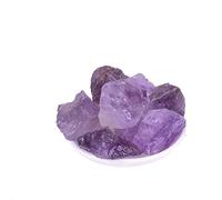 home decoration 1pc Natural Light Purple Crystal Stone Home Decoration Amethyst Stone Decor Ornament(Size:30-40g)