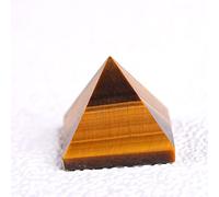 home decoration 1PC Natural Pyramid Crystal Quartz Pyramid Dot Home Decoration Handmade Crafts Gem Gift,Tigers Eye