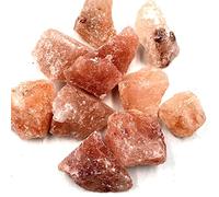 home decoration 1pc Natural Raw Orange Salt Rough Stone Quartz Crystals Rock Aquarium Home Room Decoration Vibes Garden