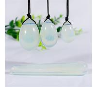 home decoration 1pc Natural Rose Quartz Stone Crystal Yoni White Crystals Yoni Wand Women Body Face Massager Bar(Color:9)