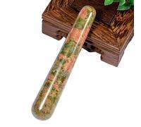 home decoration 1pc Natural Rose Quartz Stone Crystal Yoni White Crystals Yoni Wand Women Body Face Massager Bar(Color:2)