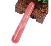 home decoration 1pc Natural Rose Quartz Stone Crystal Yoni White Crystals Yoni Wand Women Body Face Massager Bar(Color:6)