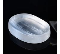 home decoration 1PC Natural Selenite Ore Board with Multiple Shapes Carved for Crystal Mesh Quartz Gifts,Plum,1PC (Color : Dark Gray, Size : 1PC)