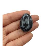 home decoration 1pc Natural Snowflake Obsidian Tumbled Stones Quartz Crystal Gemstones Palmstone Specimen Home Garden Decoration