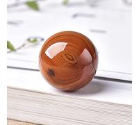 home decoration 1PC Natural Stone Ball Red Agate with Striped Gemstone Specimen Home Decoration Gift,Red Agate,35-40MM (Color : Red Agate, Size : 30-35MM)