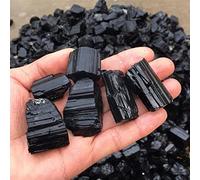 home decoration 1pc or 200g Black Tourmaline Crystal Stone Specimens Home Decor Ornaments)(Size:25-30g (1pcs))