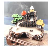 Home Decoration 1pc Resin Waterfall Backflow Incense Burner, Aroma Diffuser Ornament, Decorative, Home Decor, Room Hand-Made
