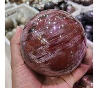 home decoration 1pcs 1.3-1.5kg Natural Polished Wood Stone Jasper Agate Ball Madagascar Great Choice for Home Decoration