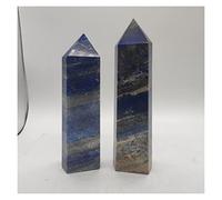 home decoration 1pcs Natural Lapis Lazuli Pillars, Seven Star Array to Ward Off Evil Spirits, Household Furnishings, Colored Stones Decoration Crystal (Size : 600-700g)
