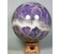 home decoration 2.5lb Natural Dream Amethyst Quartz Crystal Gem Amethyst Sphere Ball Suitable for Home
