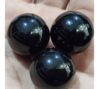 home decoration 20mm Natural Obsidian Quartz Crystal Ball Great Choice for Home Decoration (Size : 1pcs)