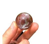 home decoration 22-30mm Natural Clear Crystal Ball Stone Garden Decoration Suitable for Furniture Decoration (Size : 1pc)