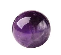 home decoration 2pcs Natural Amethyst Crystal Ball Ornaments Quartz Stone Ore Statue for Home Office Decoration DIY Gift Natural Stones Room Decoration